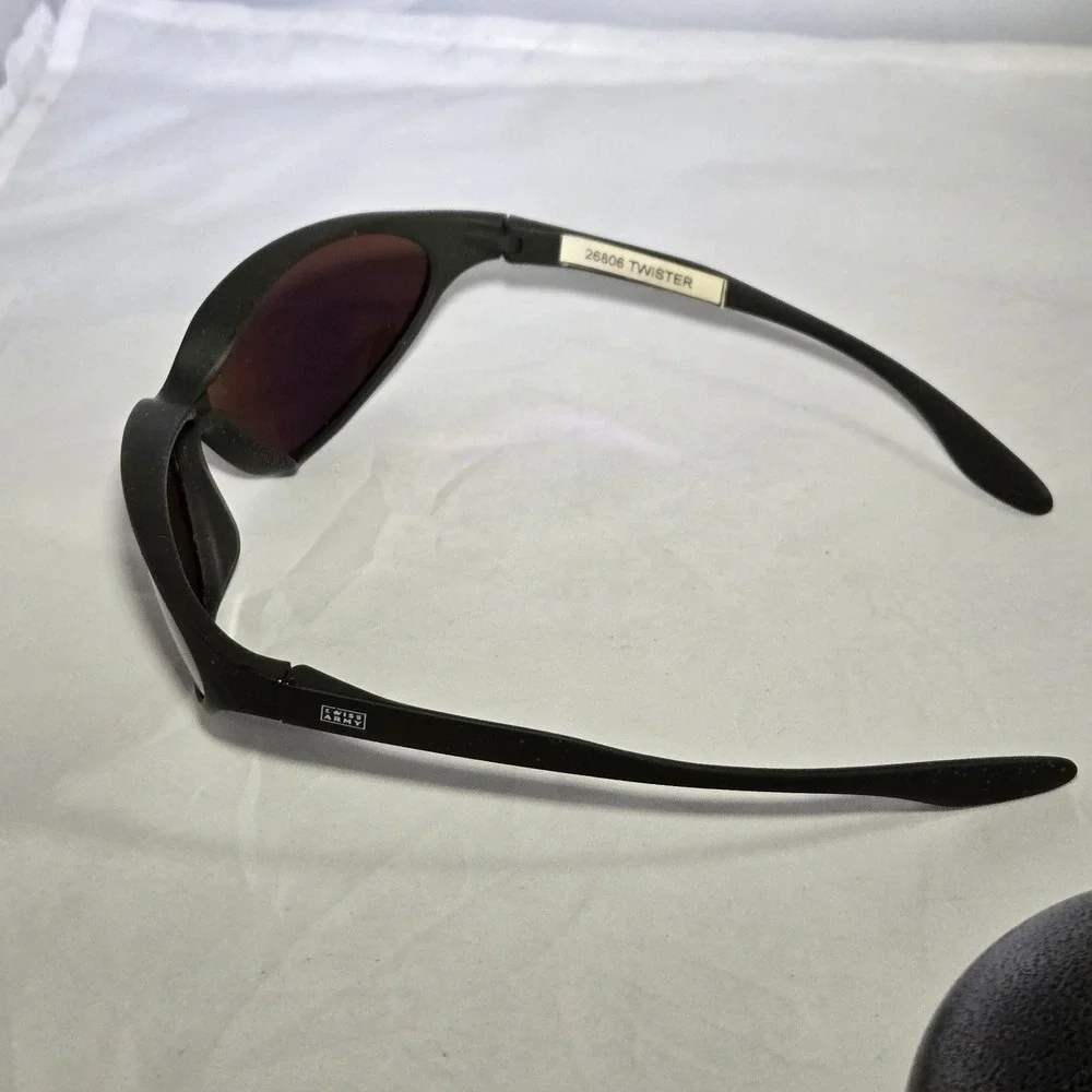 Victorinox Swiss Army‎ Armageddon 26806 Twister Sunglasses Black Switzerland VTG